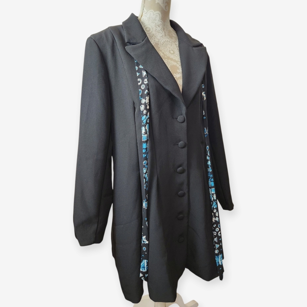 SHEIN BAE Black Suit Dress/Jacket Size 3XL NWT